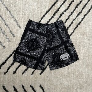 Swish Authentics Bandana Mesh Shorts (Black)